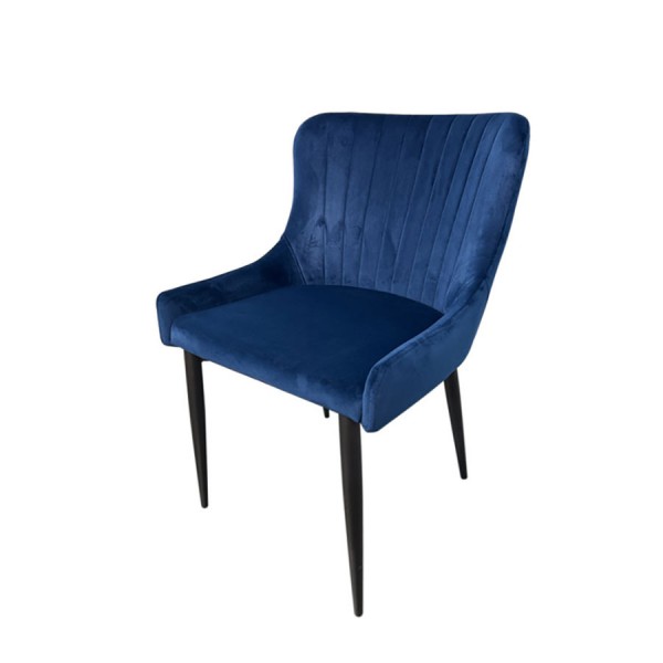 Maria Dining Chair Navy Velvet